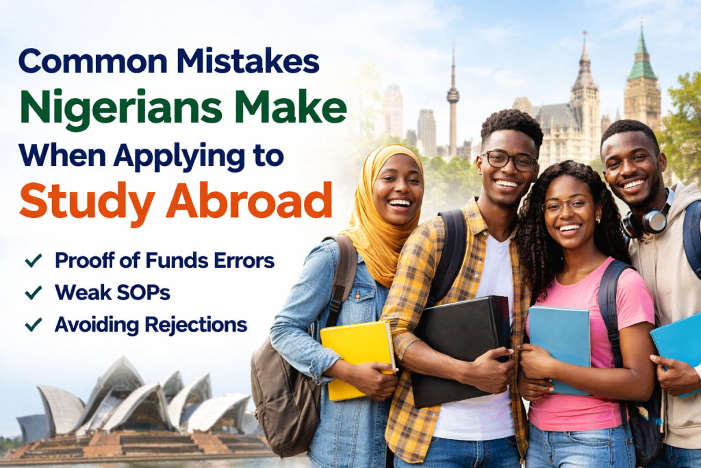 Common Mistakes Nigerians Make When Applying to Study Abroad