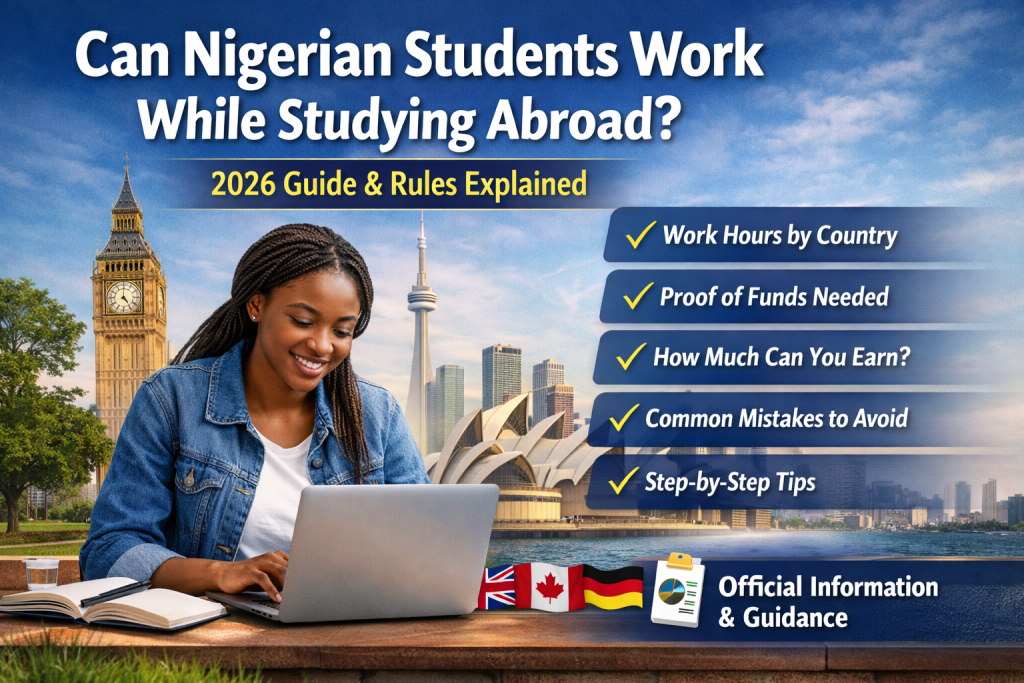 Can Nigerian students work while studying abroad