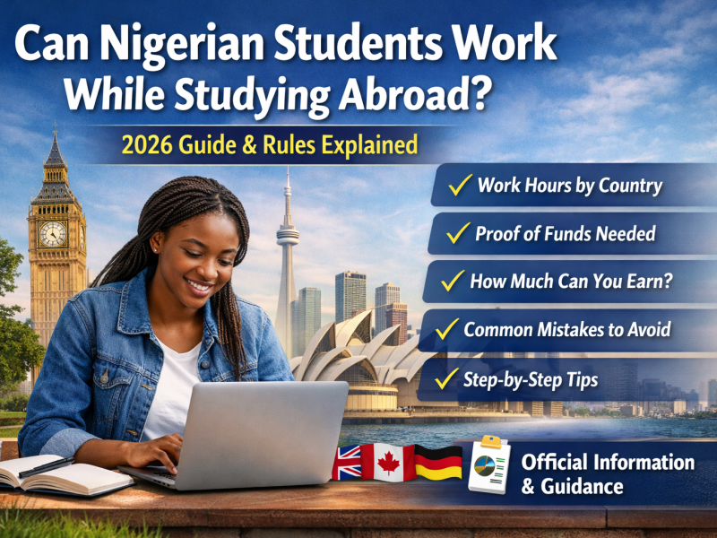 Can Nigerian students work while studying abroad
