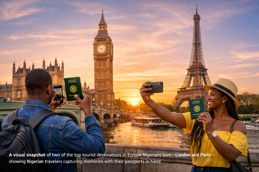Top Tourist Destinations in Europe Nigerians Love