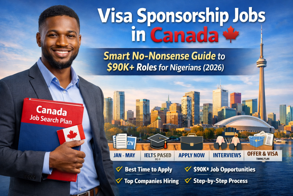 Visa sponsorship jobs in Canada 2026 timing guide for Nigerians