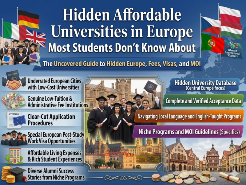 Hidden Affordable Universities in Europe Most Students Don’t Know About