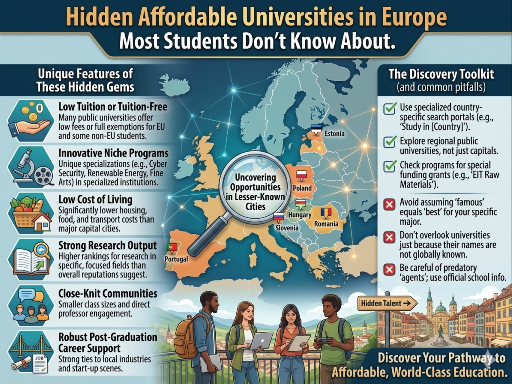 Hidden Affordable Universities in Europe Most Students Don’t Know About