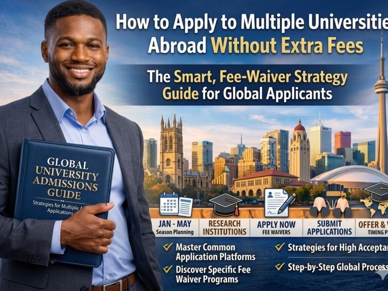 How to Apply to Multiple Universities Abroad Without Paying Extra Fees
