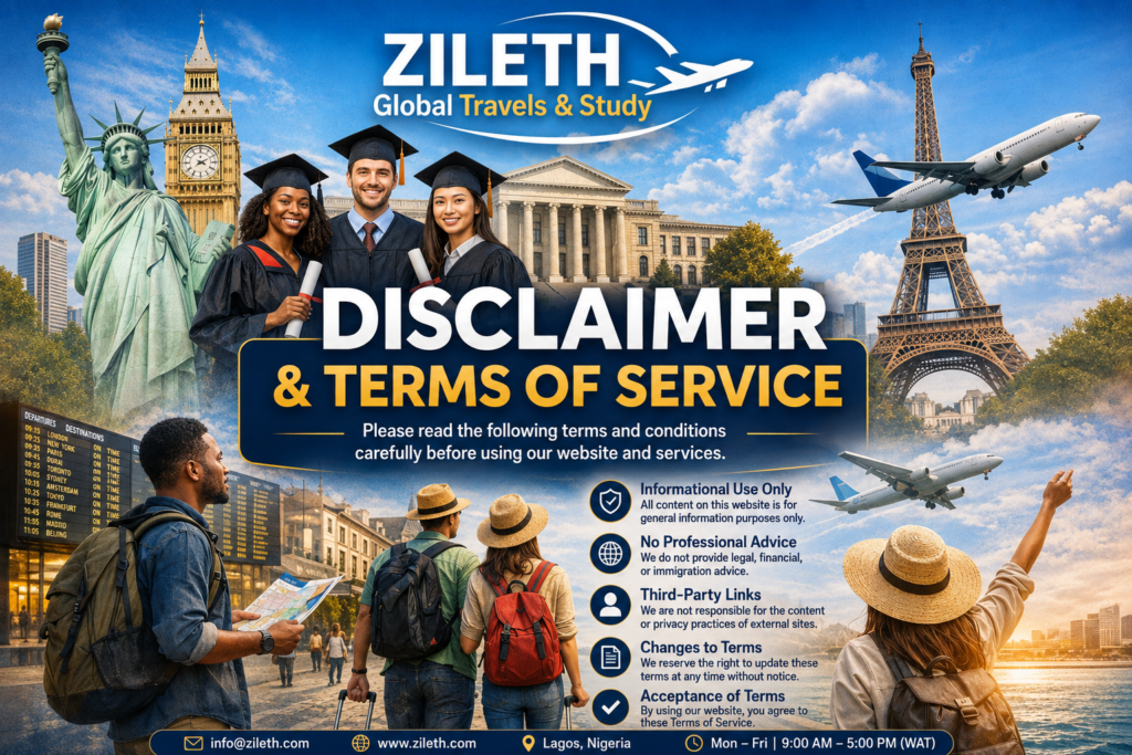 Disclaimer & Terms of Service